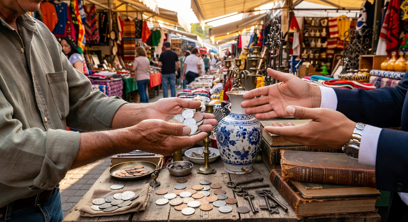 Negociación de precios en el mercadillo