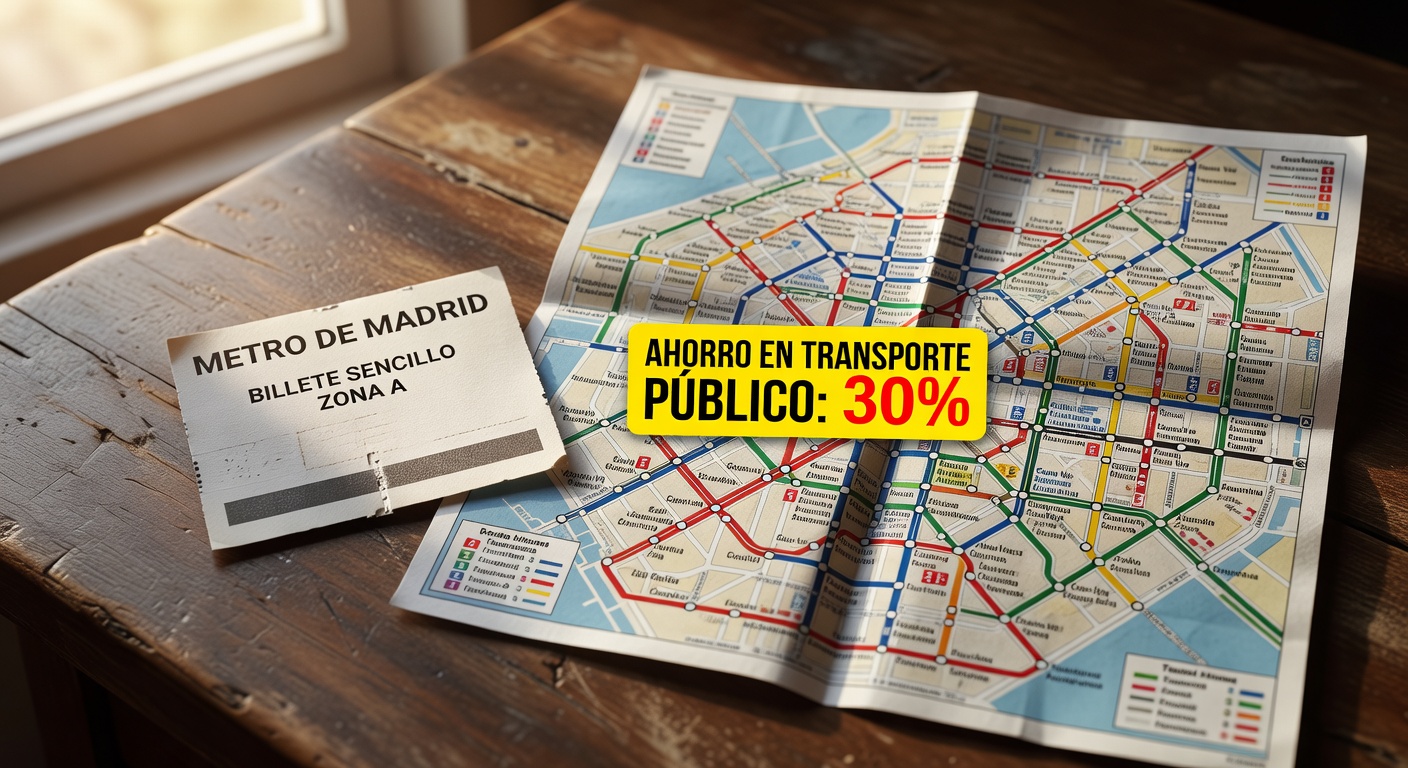 Metro de Madrid ahorro en transporte
