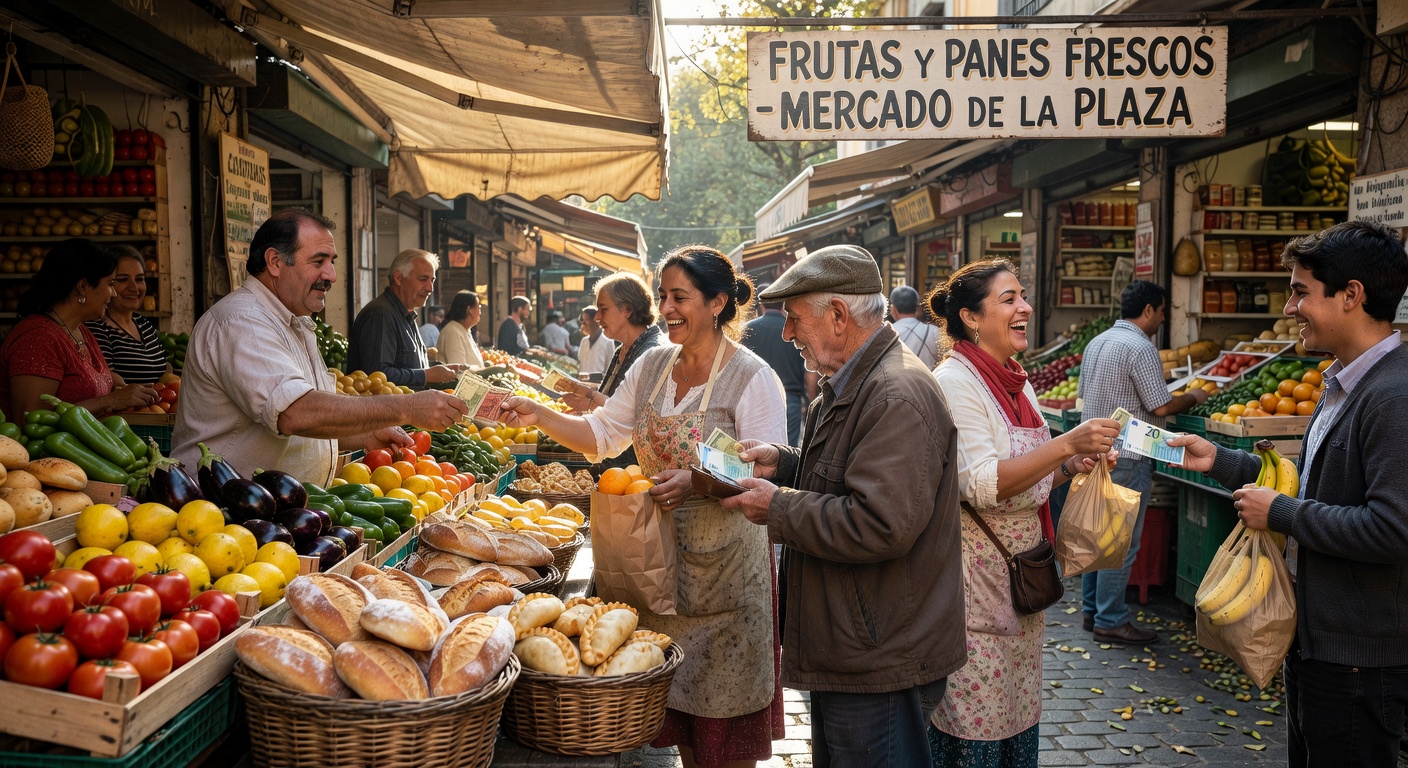 Pago en efectivo en el mercado español
