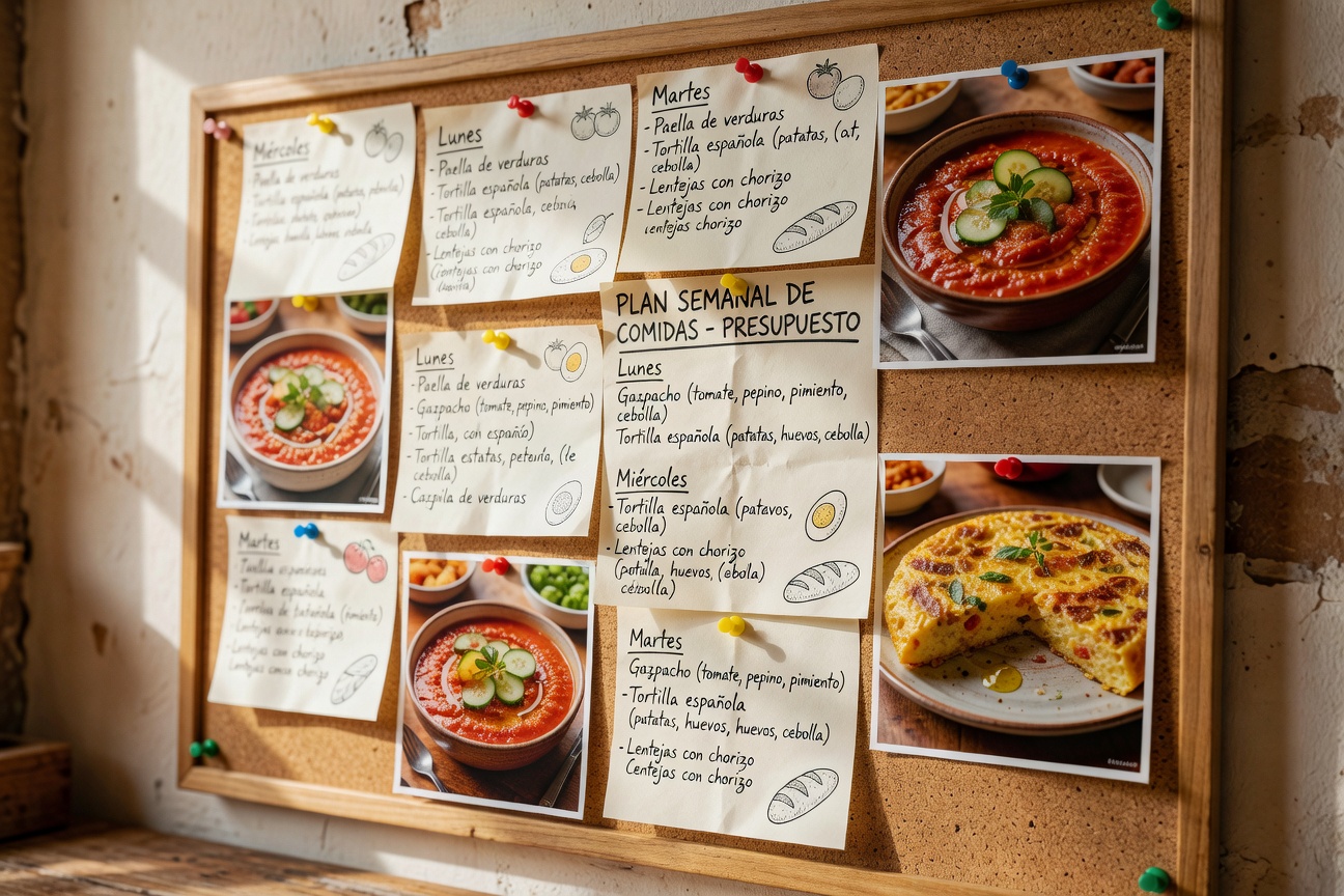 Planificación de comidas en España