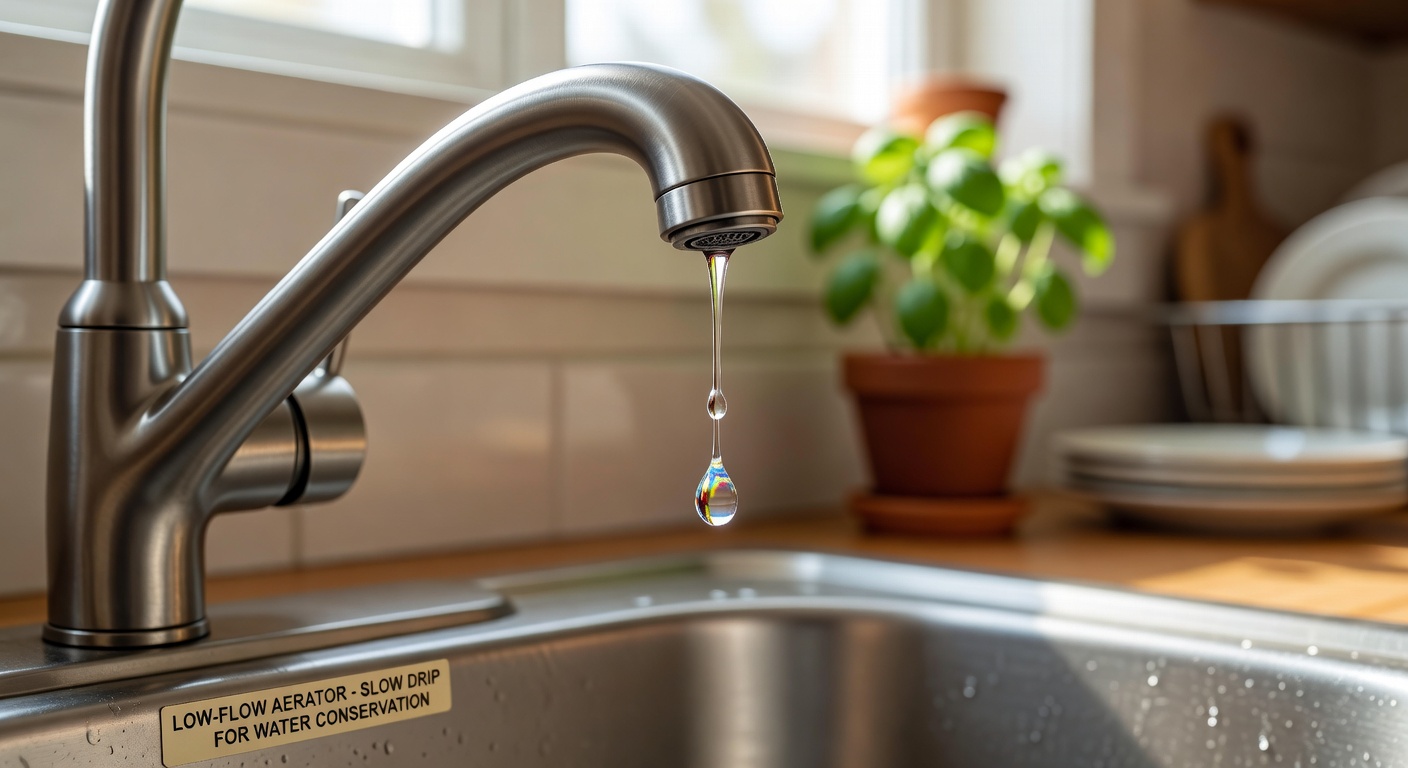 Conservación del agua en el grifo